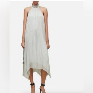 ALLSAINTS Alaya Halter Neck Dress